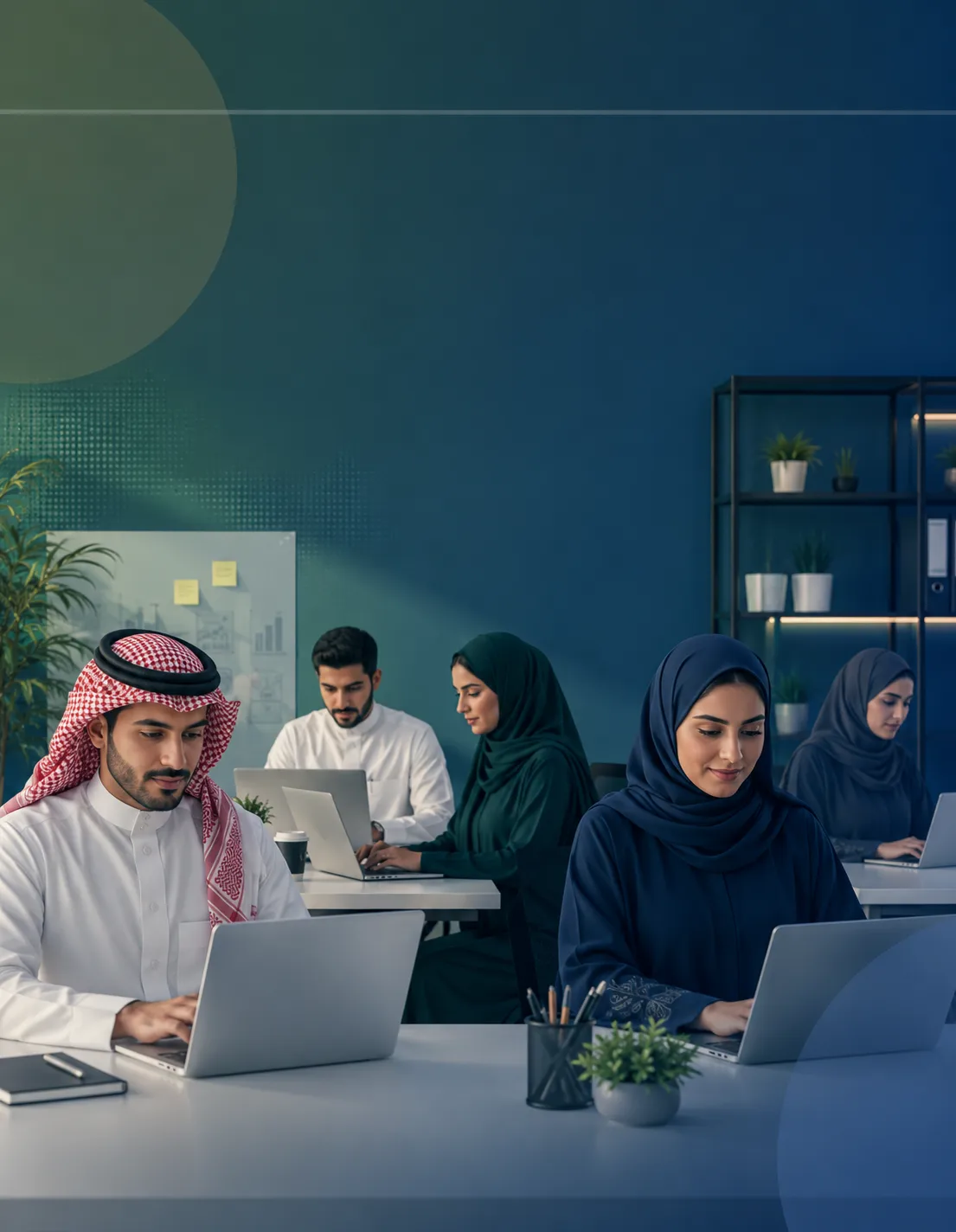 فريق عمل شاب